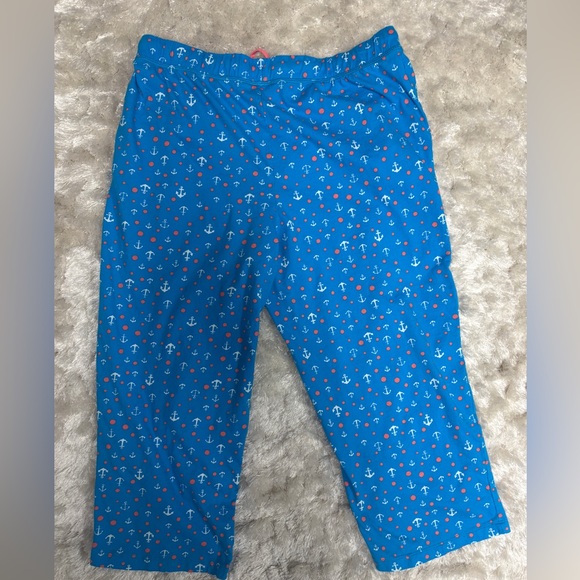 Pajama Capris Pants-100% Cotton-Women’s M (10/12) Soft, loose fit, like new - Picture 6 of 7